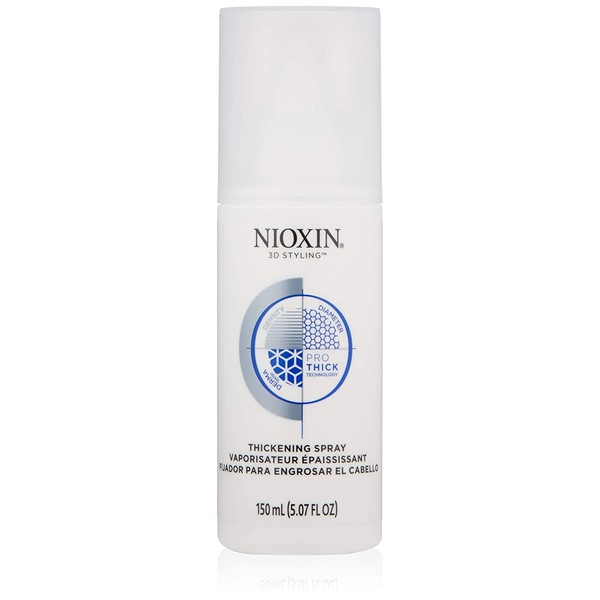 Nioxin 3D Styling Hair Thickening Spray with Peppermint Oil, 5.1 Oz