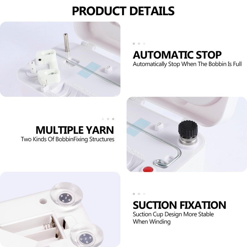 Portable Electric Winding Bobbin Winder Automatic Bobbin Winder for Sewing