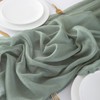 Chuqing Chiffon Table Runner, Green, 70 cm x 3 m,