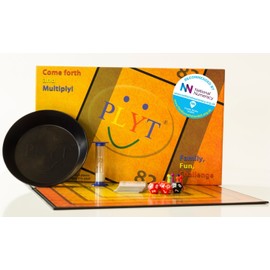 PLYT - the proven family board game where children and adults enjoy competing in a fun and educational maths and number challenge