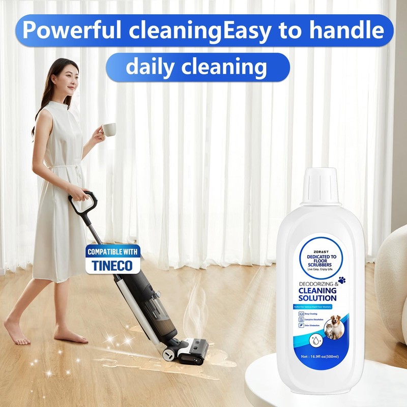 ZORAST Floor Cleaning Solution Compatible With Tineco, Suitable With All