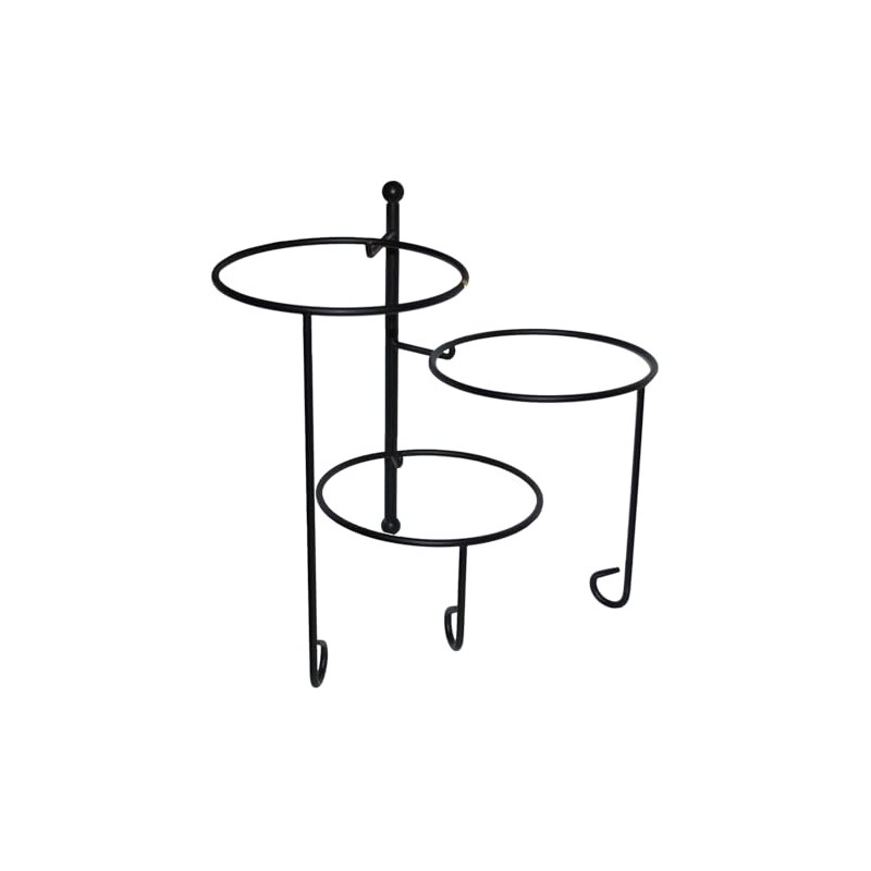 American Metalcraft TTRS3 Three-Tier Foldable Stand, Round, 22" x 10"