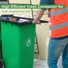 Manual Trash Compactor, Touchless Manual Trash Compactor Roadside Trash Can