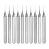 sourcing map 10Pcs 0.4mm Carbide End Mill Engraving Milling Cutter