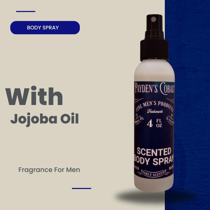 Payden's Cobalt Santa's Pipe For Men Scented Body Spray, 4