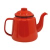 Enamel Teapot with Handle & Lid 14cm, 1.5L Traditional Serving