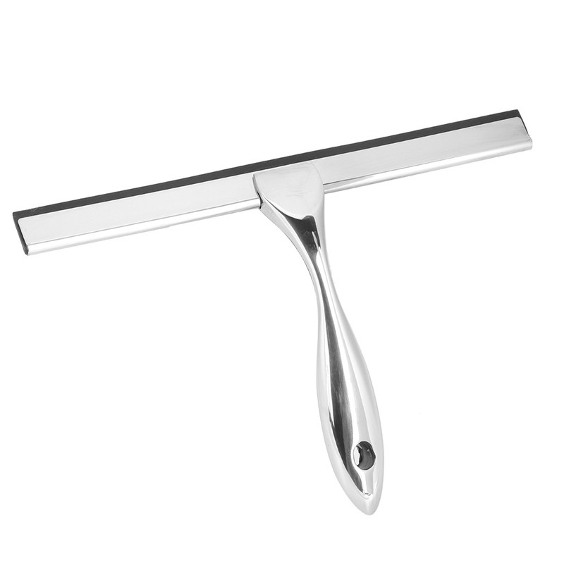 Stainless Steel Glass Cleaner Window Wiper Bathroom Glass Tile Scraper