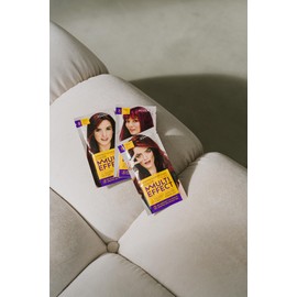 Joanna Multi Effect Tint Shampoo - Hair Dye Shampoo in Bag - Durability 4 to 8 Washes - Hair Dye without Ammonia and Oxidant - Raspberry Red