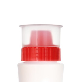 MXY Japanese Squeeze Bottle Creative 5 Hole Design Salad Vinegar Ketchup Honey Oil Pot with Dust Lid 380ml (White)