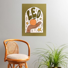 Society6 2021 Poster, 18" x 24", Doodle by Meg Leo Grapefruit