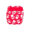 TotsBots Bamboozle Reusable Night Nappy, Paw Print, Size 1, Red