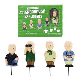 Gift Republic - Attenborough Explorers Plant Markers - These Attenborough Explorers Will Look After Your Plants.