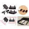 RDEXP Pack of 50 Plastic Centre Caps Bed Slat Holders