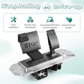Club Car Precedent 102500001/103974821 Pedal Assy with Conversion Kit Electric 2004-UP or Accelerator ASM Pedal&Brake Pedal Assembly (2nd Gen) Electric 2009-UP