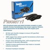 Bendix Priority1 CFM2467 Semi-Metallic Rear Brake Pads for Ram ProMaster
