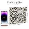 VEGCOO 2 Stück Kosmetiktasche Leopardenmuster Stylisch Make Up Tasche Wasserdicht