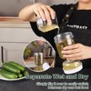 Pickle Jar with Strainer Flip, 34oz Pickle Jars with Lids