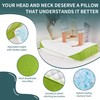 HKYLRAN Luxury Hotel Cooling Pillow for Sleeping,Medium Firm Shredded Memory