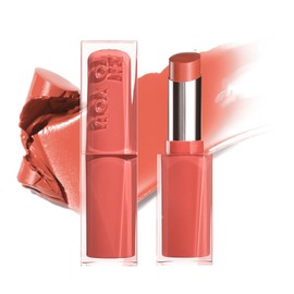 INTO YOU Glow Balm-in Lipstick, Sheer and Hydrating Tinted Lip Stain, Bare-skin Feel and Mirror-like Finish with Long Lasting Lightweight Texture(GL01)
