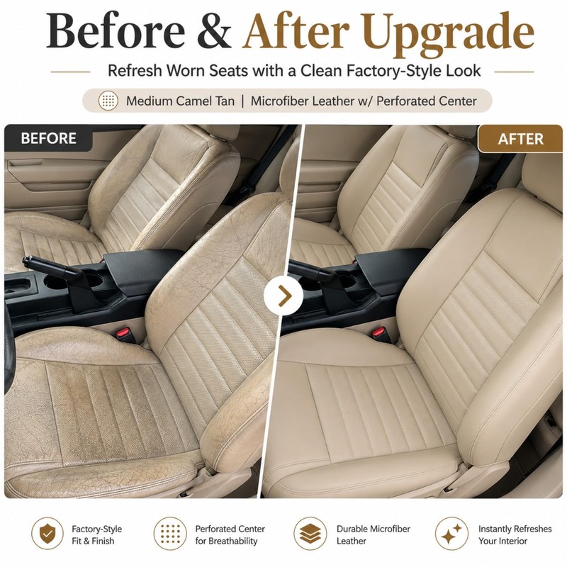 NLQR Tan Driver & Passenger Side Bottom & Top Lean