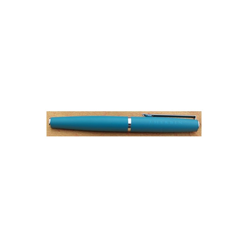 J Herbin Blue Roller Ball Pen with Fine Nib with