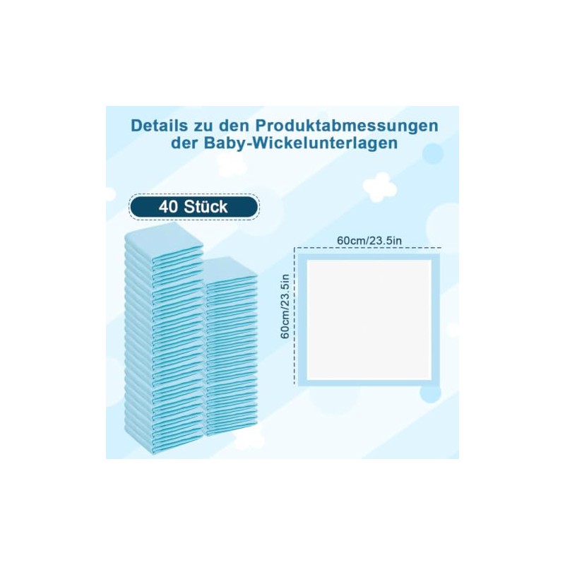 Disposable Baby Nappy Pads 60 x 60 cm Pack of