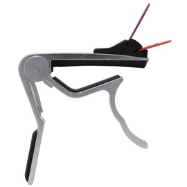 Fire & Stone 530398 D-Style Kapodaster für Akustik/Westerngitarre aluminium poliert