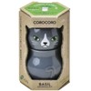 Seishin Pottery CoroCoro Cat Gray/Basil Size: Approx. W 2.4 x