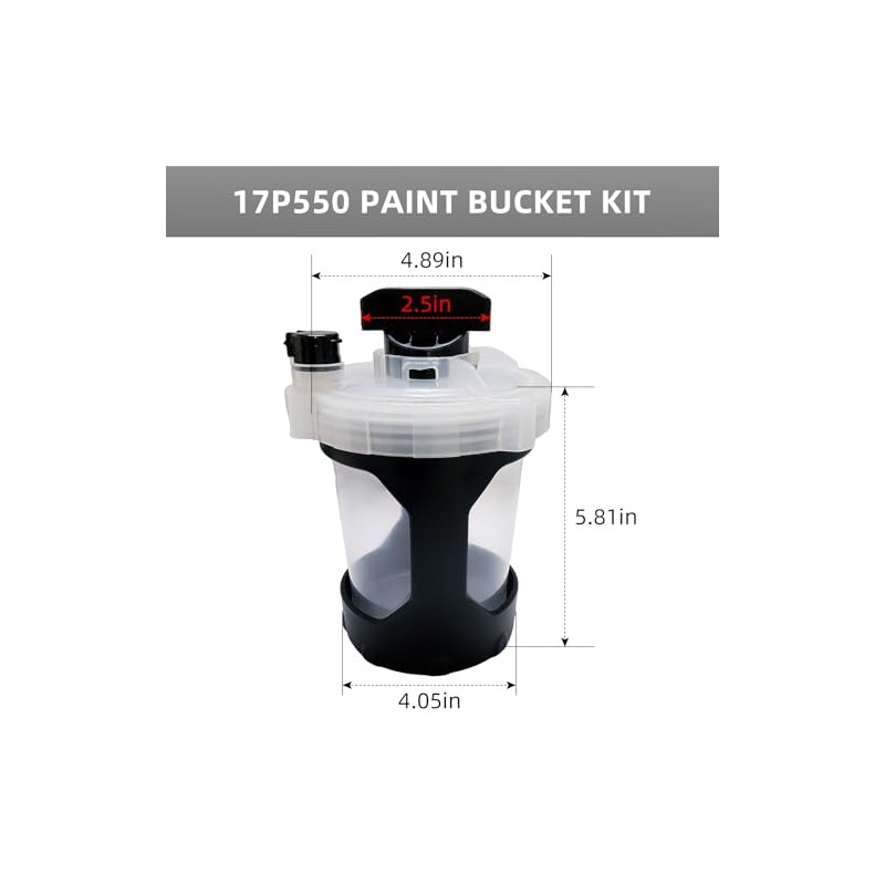17P550 Paint Bucket Fits for FLEXLINER System 32 OZ
