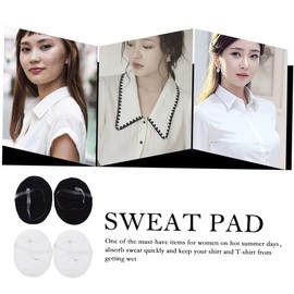 Healeved Armpit Pads for Sweating 2 Pairs Reusable Underarm Sweat Pads Hypoallergenic Breathable for Women Men