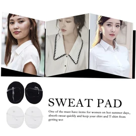 Healeved Armpit Pads for Sweating 2 Pairs Reusable Underarm Sweat Pads Hypoallergenic Breathable for Women Men
