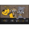 Salonloewe Doormat "Dogs are Welcome" -washable