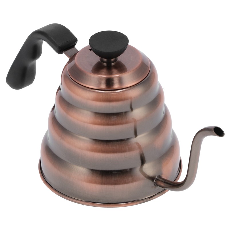 Coffee Pot 304 Stainless Steel Seamless Welding Technology Antirust Gooseneck