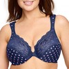 Glamorise Women's Bra, Navy print, 85C