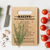 YSTEP Retirement Gift for, Unique Recipe Happy Retirement Cutting Board,