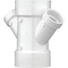 3"X1-1/2"PVC-DWV DBL WYE