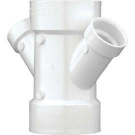 3"X1-1/2"PVC-DWV DBL WYE