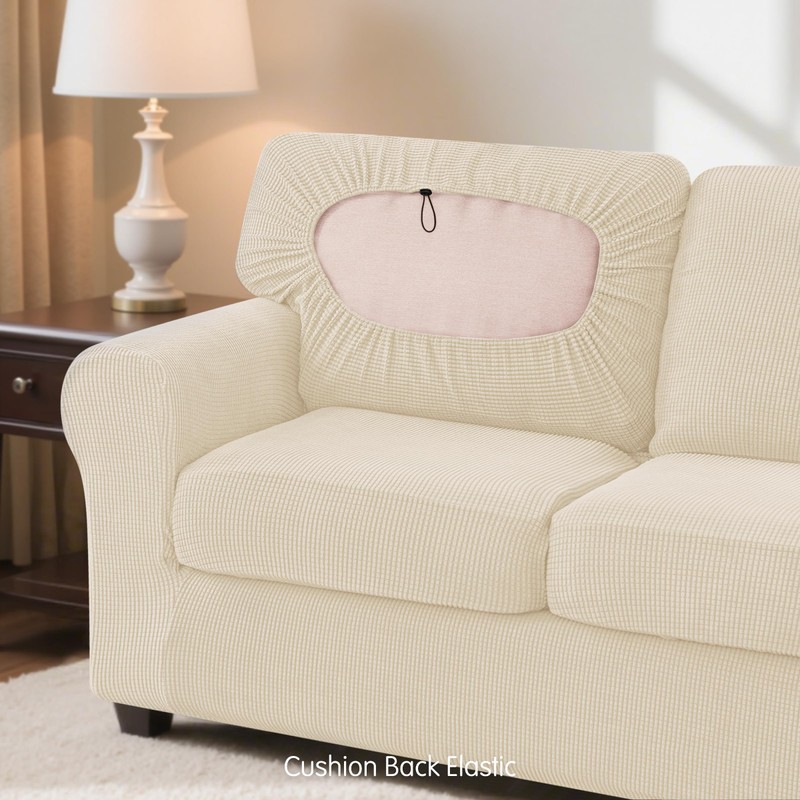 SUBRTEX 5 Pieces Stretch Sofa Slipcover Sets Couch Cover Sets