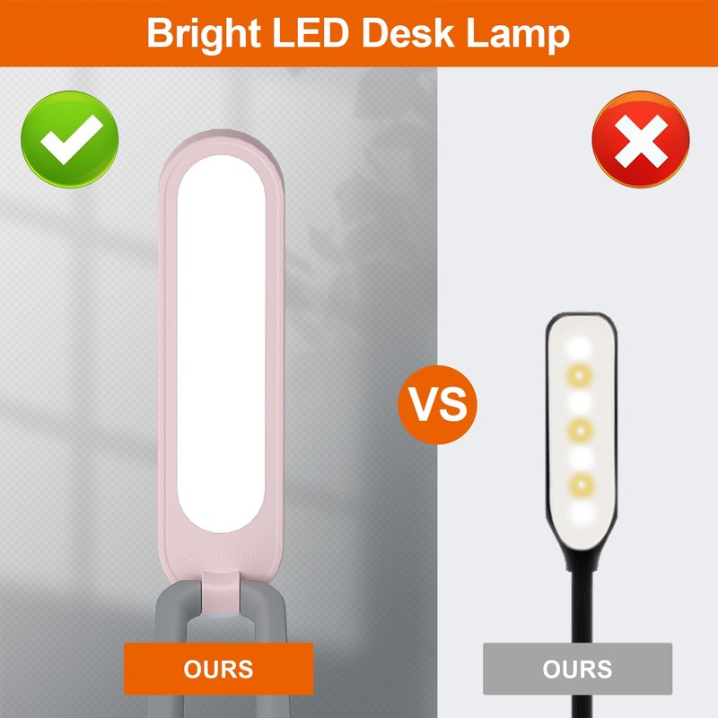 Giryuhd LED Desk Lamp for Office Home & Battery Operated
