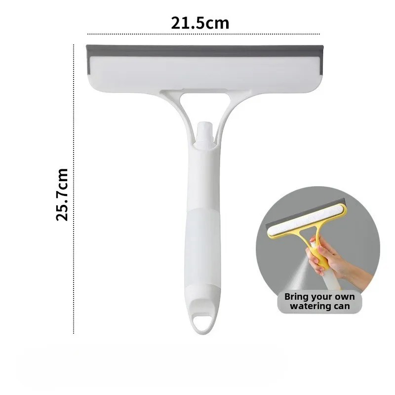 3-in-1 Shower Squeegee with Spray Nozzle - Handheld Glass &