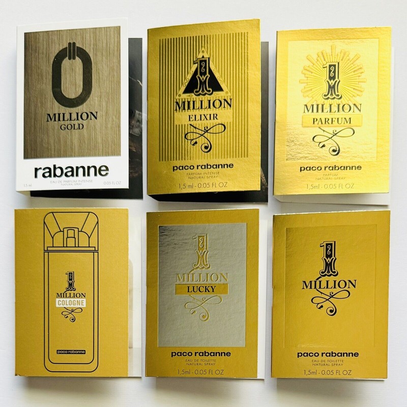 Paco Rabanne 1 MILLION & PHANTOM Cologne Collection Sample Spray