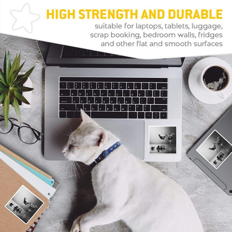 2 x 10cm Square Vinyl Stickers - Cocktail Drinks Beverage