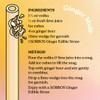Sorbos Edible Straws, Ginger Flavored, Sustainable, Individually Packaged, No Plastic,