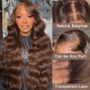 KeaBalo Chocolate Brown Lace Front Wig Human Hair Pre Plucked