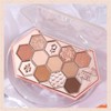 Unyoke Cute Honeycomb Makeup Palette, 12 Colors Eyeshadow Palette, Waterproof,