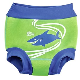Beco Boys Aqua Nappy Neoprene Swimming Trunks, blue/green, 13 Jahre