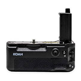 Koah Pro Vertical Battery Grip for Sony Alpha A9 Mark II & A7R Mark IV, Lightweight with Compact Design, Compatible with Double Rechargeable Batteries, Easy USB Port Charging.