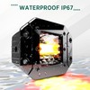 ASLONG 2PCS 5Inch LED Flush Mount Pods 6 Modes Amber/White