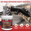 styleonme Metallic paint, Anti-Rust Paint, Black 32 Fl Oz, Metal