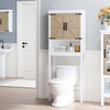 Spirich Over The Toilet Storage Cabinet, Farmhouse Over Toilet Bathroom